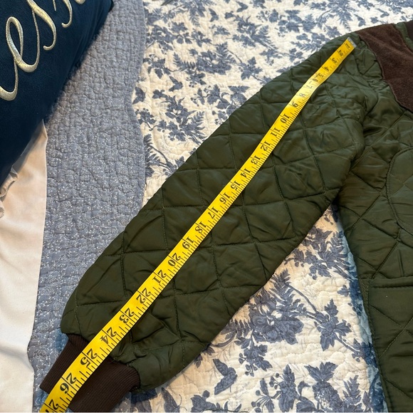 Vintage Barbour Sutherland Jacket Medium Green Quilted Shooting Hunting Sz M - Picture 11 of 15